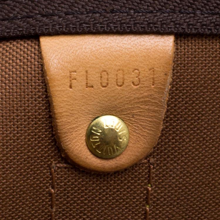 Pre Owned Louis Vuitton Monogram Canvas Limited Edition Graffiti Keepall 50