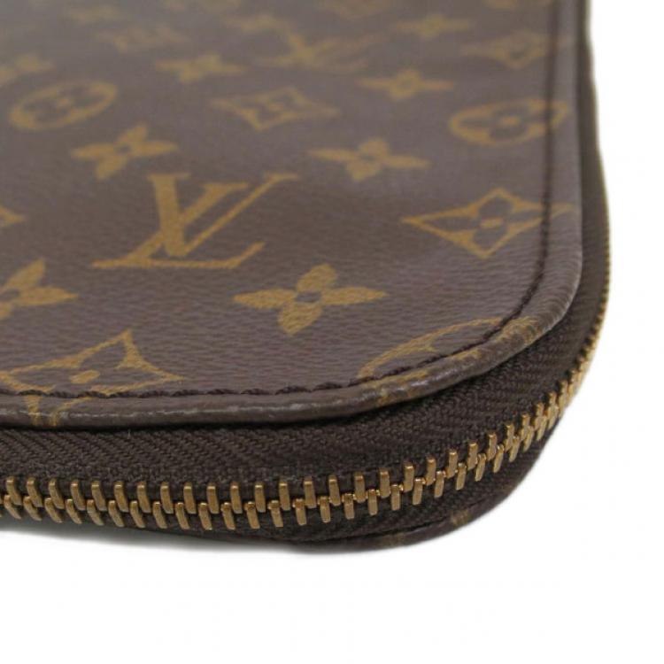 Pre Owned Louis Vuitton Monogram Poche Documents Briefcase
