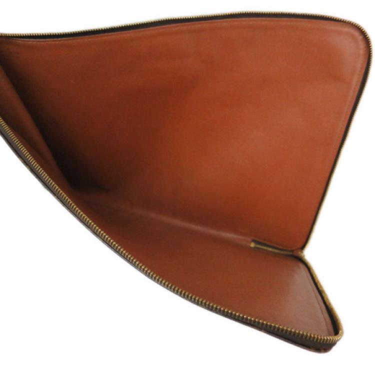 Pre Owned Louis Vuitton Monogram Poche Documents Briefcase