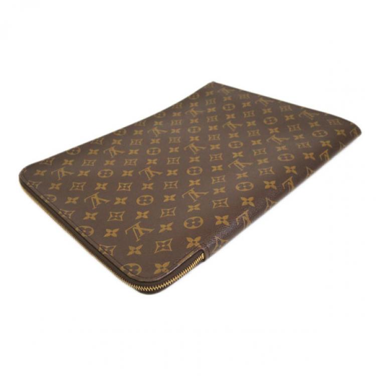 Pre Owned Louis Vuitton Monogram Poche Documents Briefcase