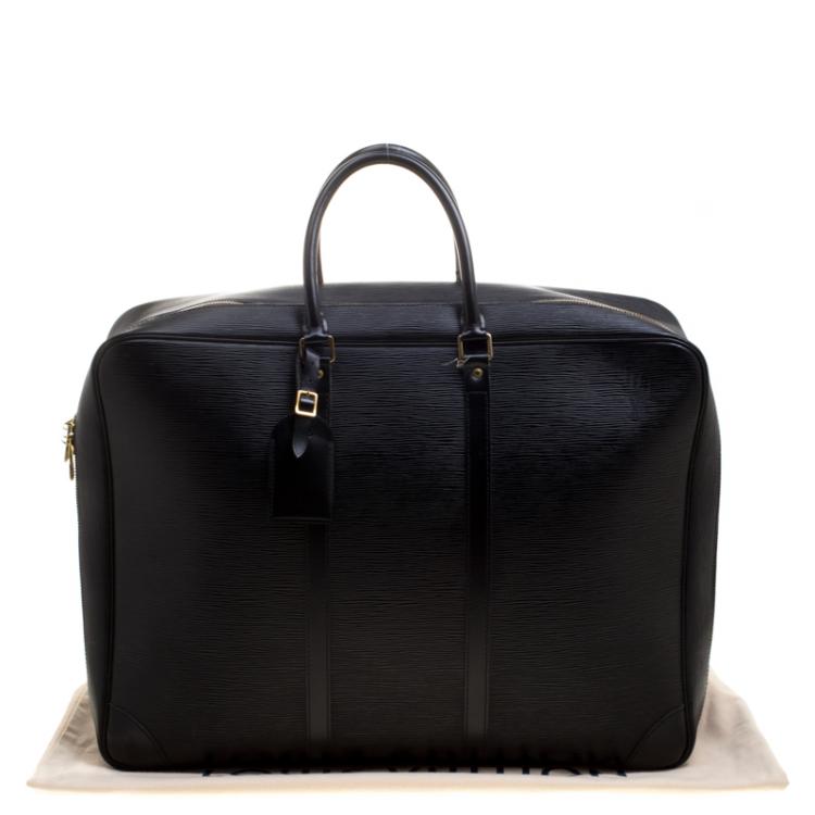 Pre Owned Louis Vuitton Black Epi Leather Sirius Luggage