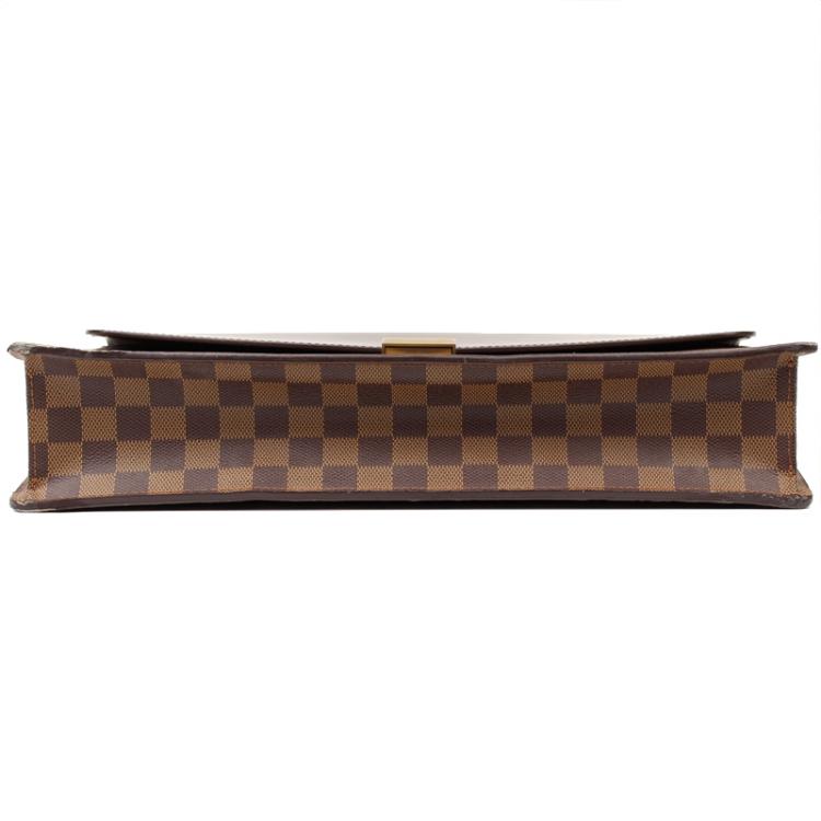Pre Owned Louis Vuitton Damier Ebene Canvas Altona Briefcase GM