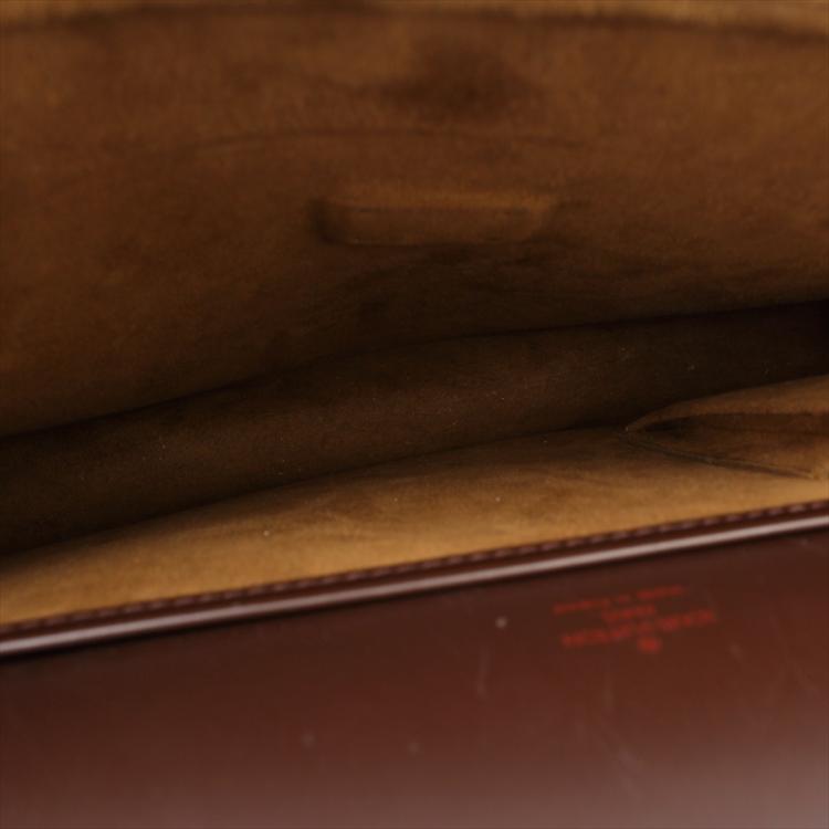Pre Owned Louis Vuitton Damier Ebene Canvas Altona Briefcase GM