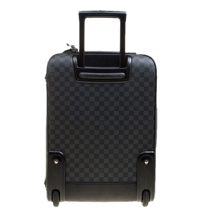 Pre Owned Louis Vuitton Damier Graphite Canvas Pegase 55 Luggage
