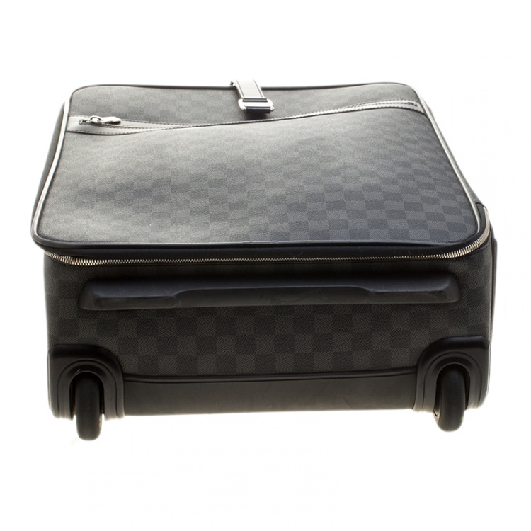 Pre Owned Louis Vuitton Damier Graphite Canvas Pegase 55 Luggage