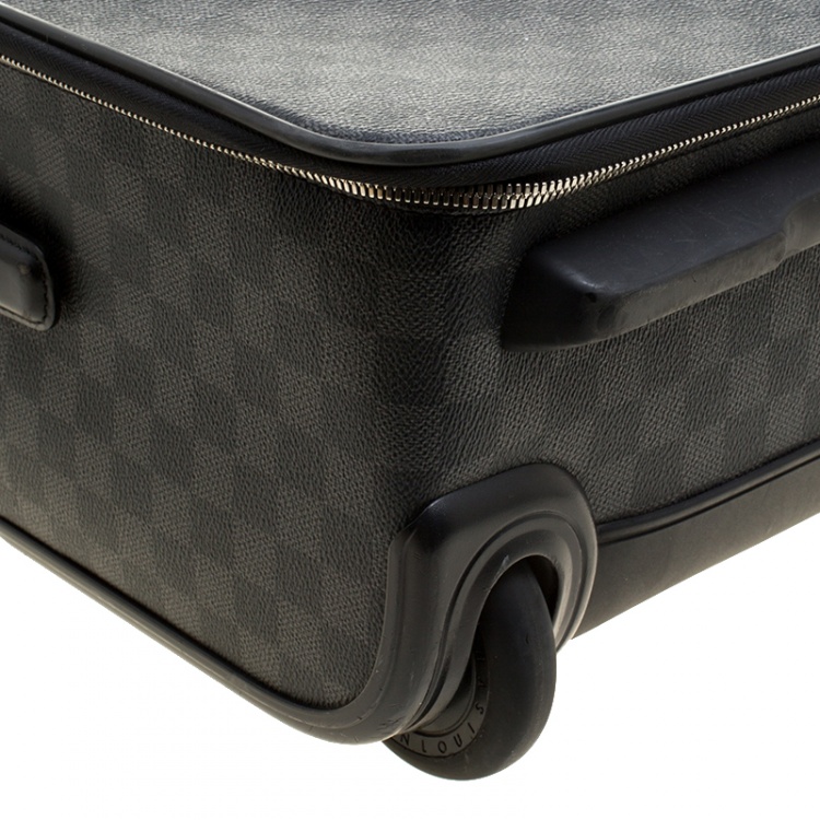 Pre Owned Louis Vuitton Damier Graphite Canvas Pegase 55 Luggage
