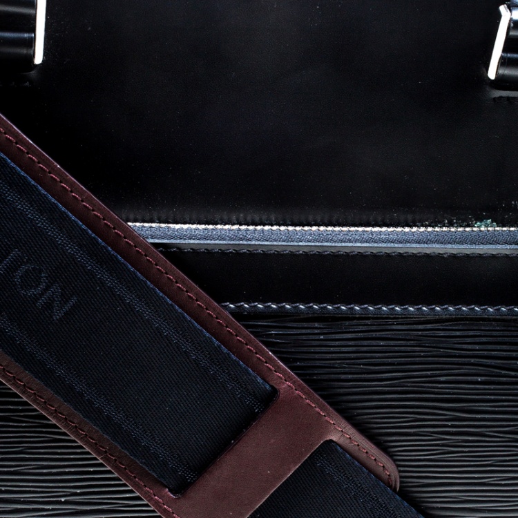 Pre Owned Louis Vuitton Epi Leather Bassano GM Briefcase 