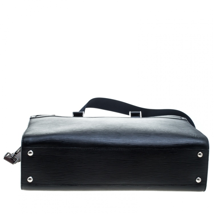 Pre Owned Louis Vuitton Epi Leather Bassano GM Briefcase 