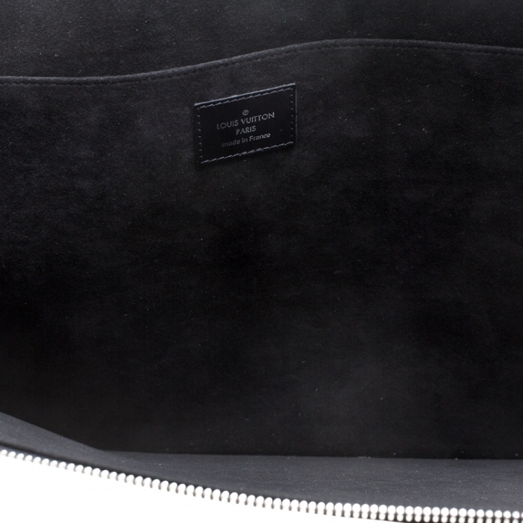 Pre Owned Louis Vuitton Black Epi Leather Poche Documents Portfolio Case