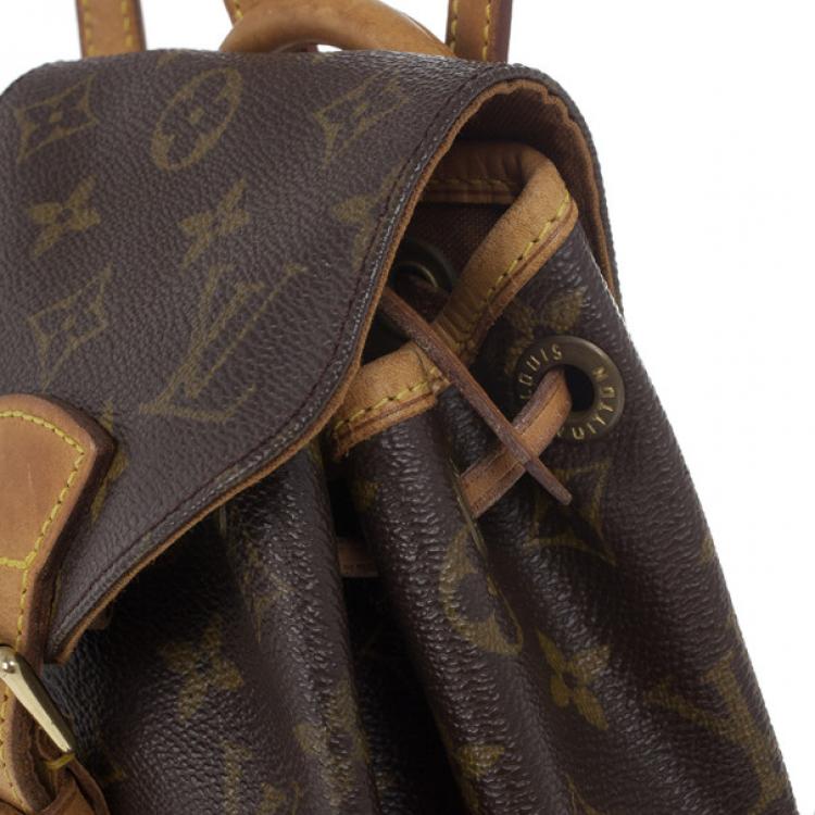 Pre Owned Louis Vuitton Monogram Canvas Mini Montsouris Backpack