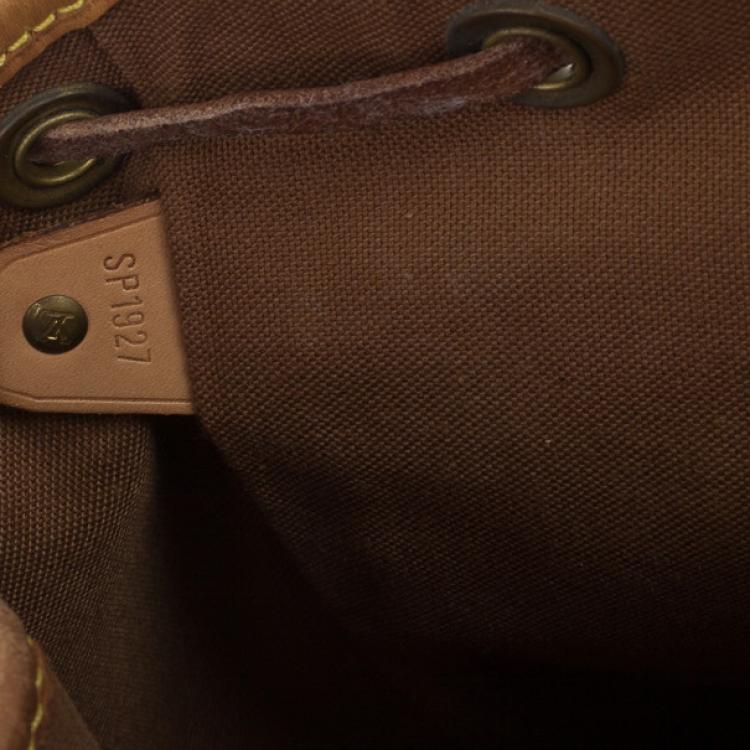 Pre Owned Louis Vuitton Monogram Canvas Mini Montsouris Backpack