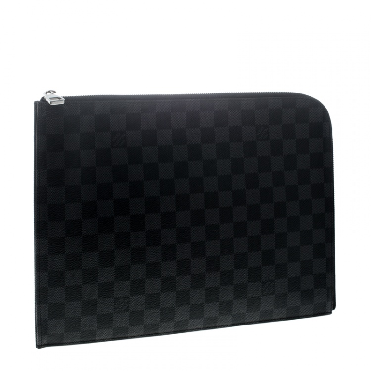 Pre Owned Louis Vuitton Damier Graphite Canvas Poche Documents Portfolio Case