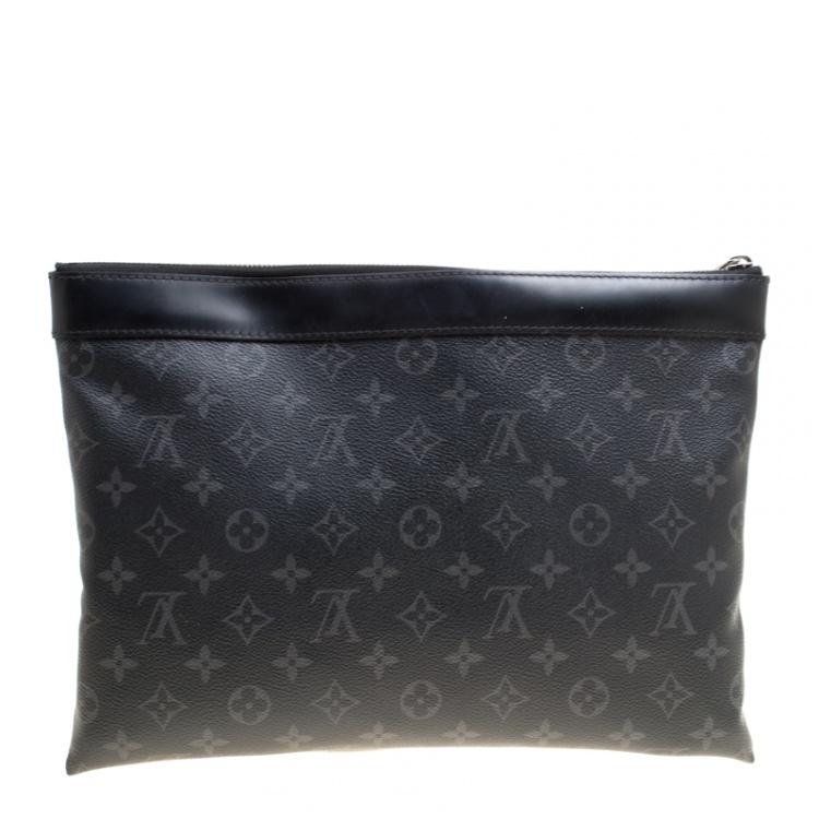 Pre Owned Louis Vuitton Monogram Eclipse Canvas Apollo Pochette