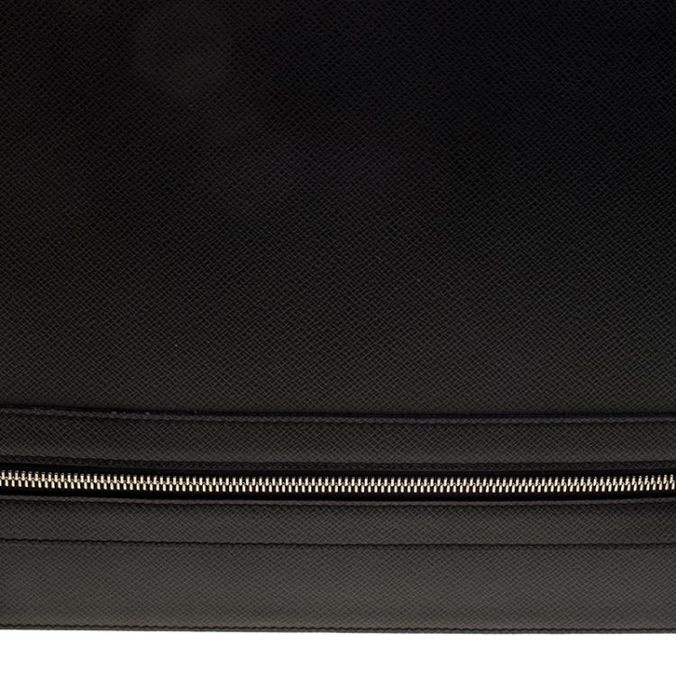 Pre Owned Louis Vuitton Ardoise Taiga Leather Vladimir Business Portfolio