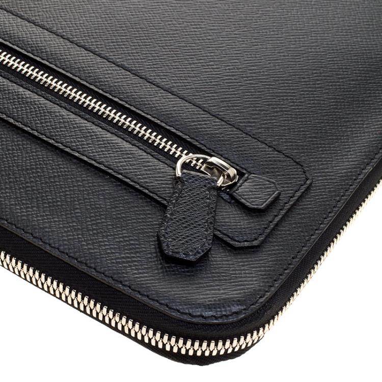 Pre Owned Louis Vuitton Ardoise Taiga Leather Vladimir Business Portfolio