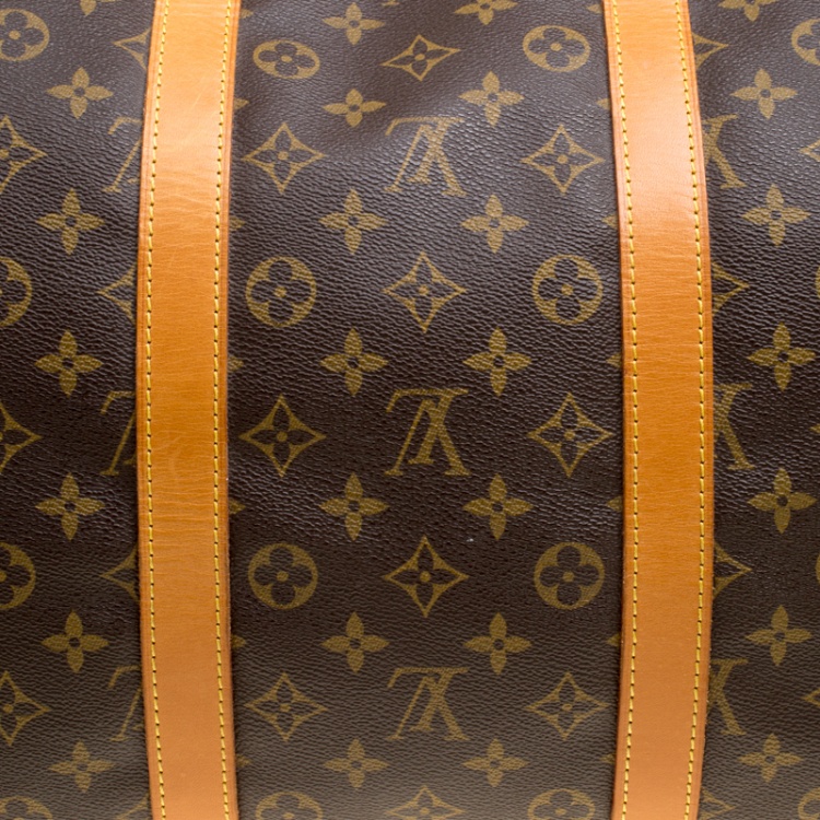 Pre Owned Louis Vuitton Monogram Canvas Keepall 55 Bag