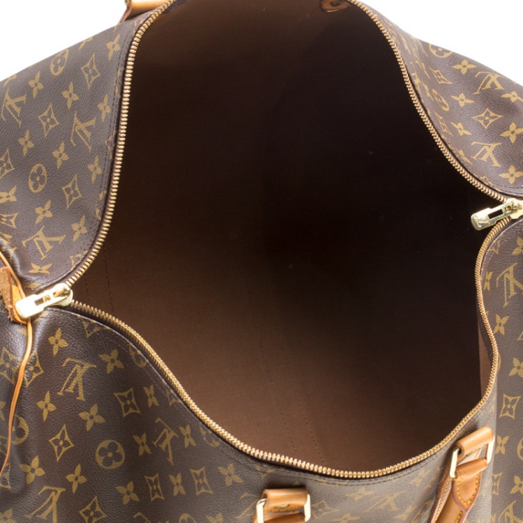 Pre Owned Louis Vuitton Monogram Canvas Keepall 55 Bag