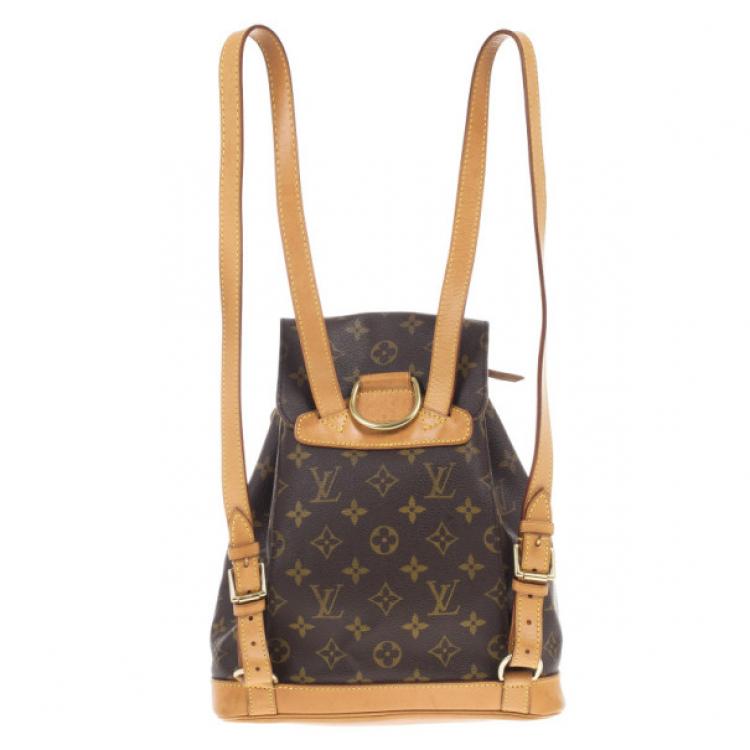 Pre Owned Louis Vuitton Monogram Canvas Montsouris MM Backpack