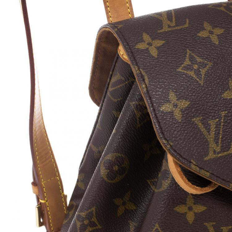 Pre Owned Louis Vuitton Monogram Canvas Montsouris MM Backpack