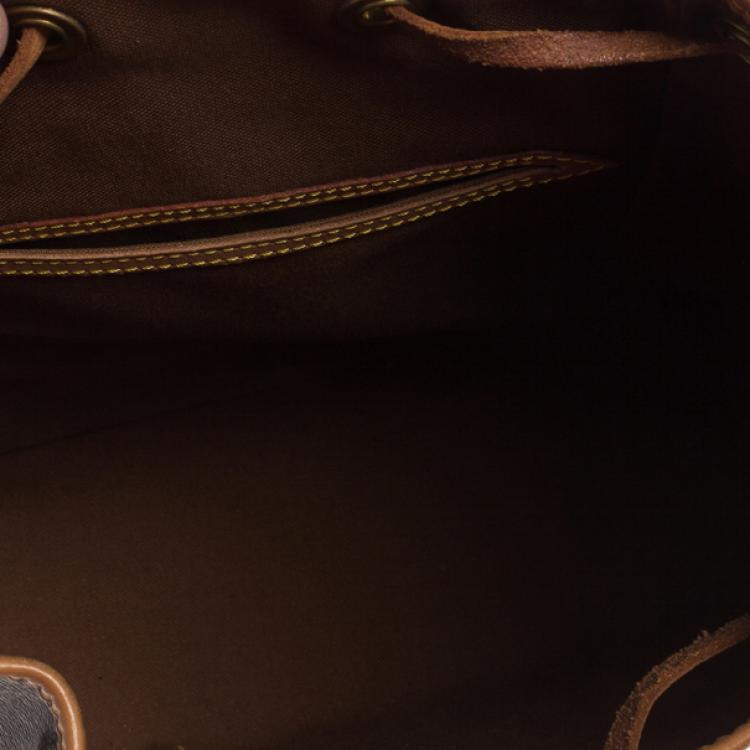 Pre Owned Louis Vuitton Monogram Canvas Montsouris MM Backpack