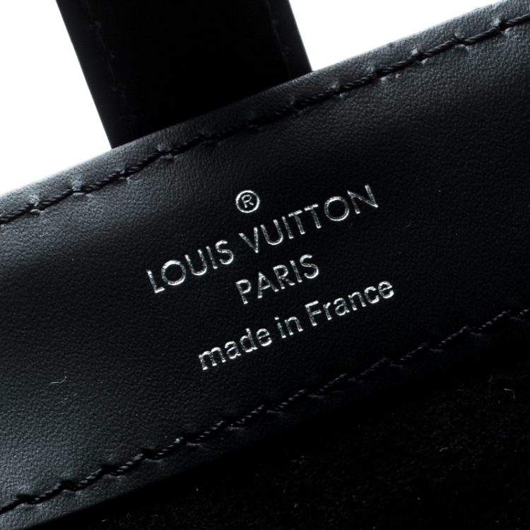 Pre Owned Louis Vuitton Black Monogram Canvas Eclipse Watch Case