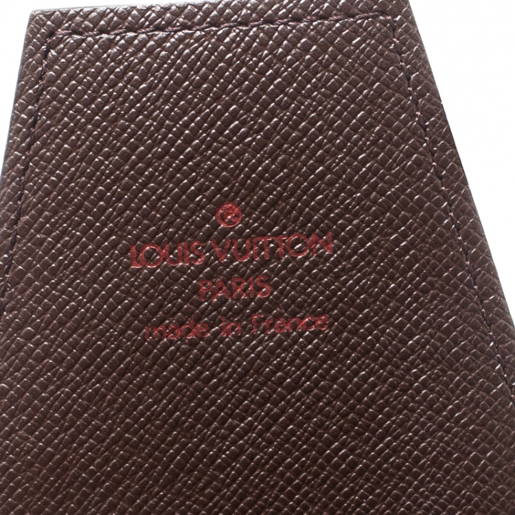 Pre Owned Louis Vuitton Damier Ebene Canvas Cigarette Case