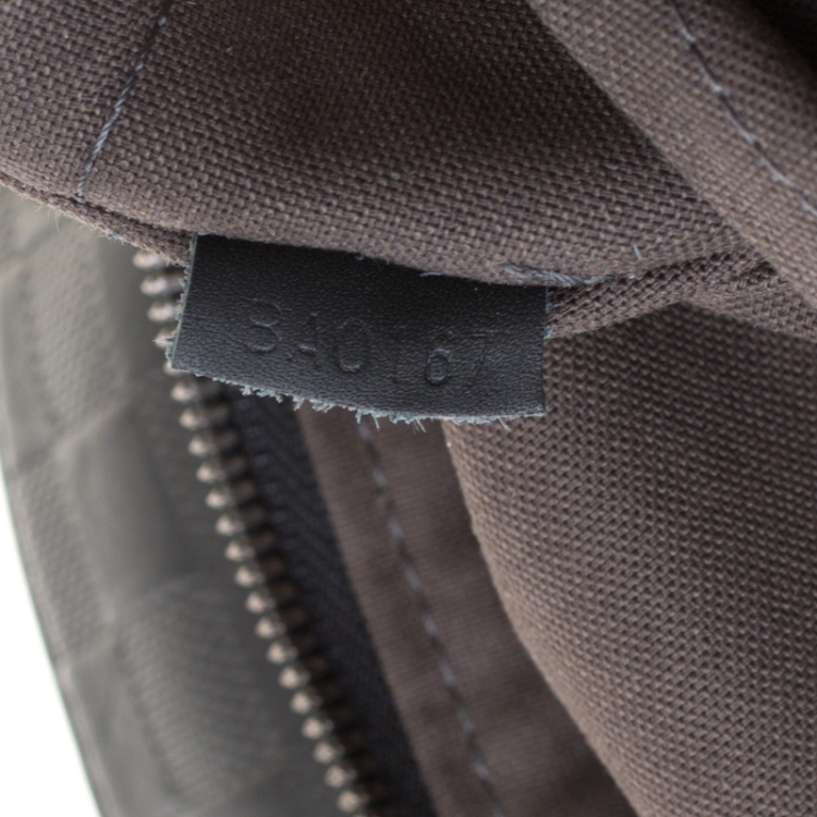 Pre Owned Louis Vuitton Black Damier Infini Leather Michael NM Backpack Bag
