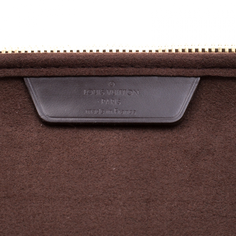 Pre Owned Louis Vuitton Damier Ebene Canvas Horizon Laptop Sleeve