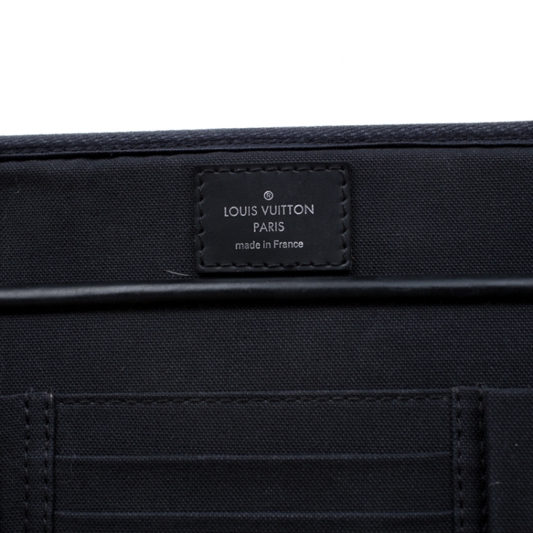 Pre Owned Louis Vuitton Damier Graphite Canvas Steeve Briefcase Bag