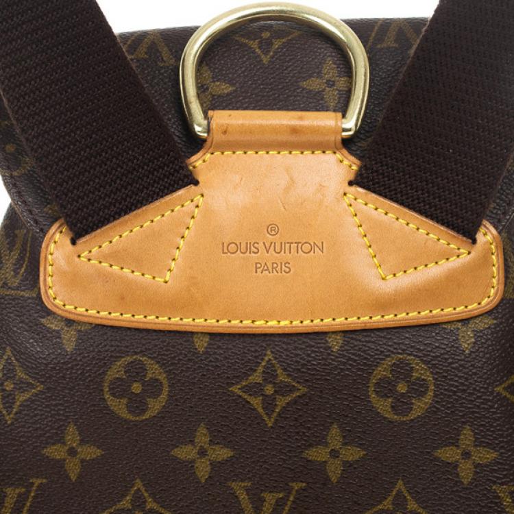 Pre Owned Louis Vuitton Monogram Canvas Montsouris Backpack GM