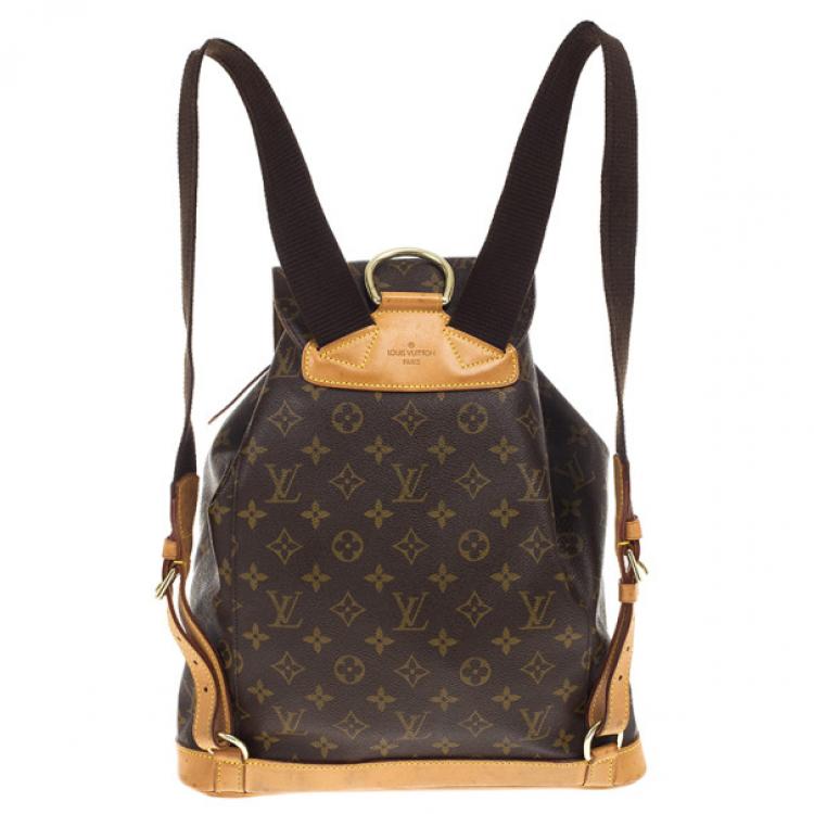 Pre Owned Louis Vuitton Monogram Canvas Montsouris Backpack GM