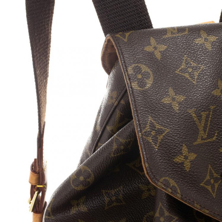 Pre Owned Louis Vuitton Monogram Canvas Montsouris Backpack GM