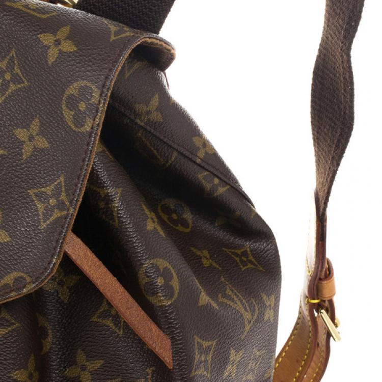 Pre Owned Louis Vuitton Monogram Canvas Montsouris Backpack GM
