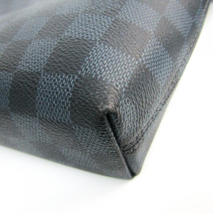 Pre Owned Louis Vuitton Damier Cobalt Canvas Porte-Documents Jour Bag