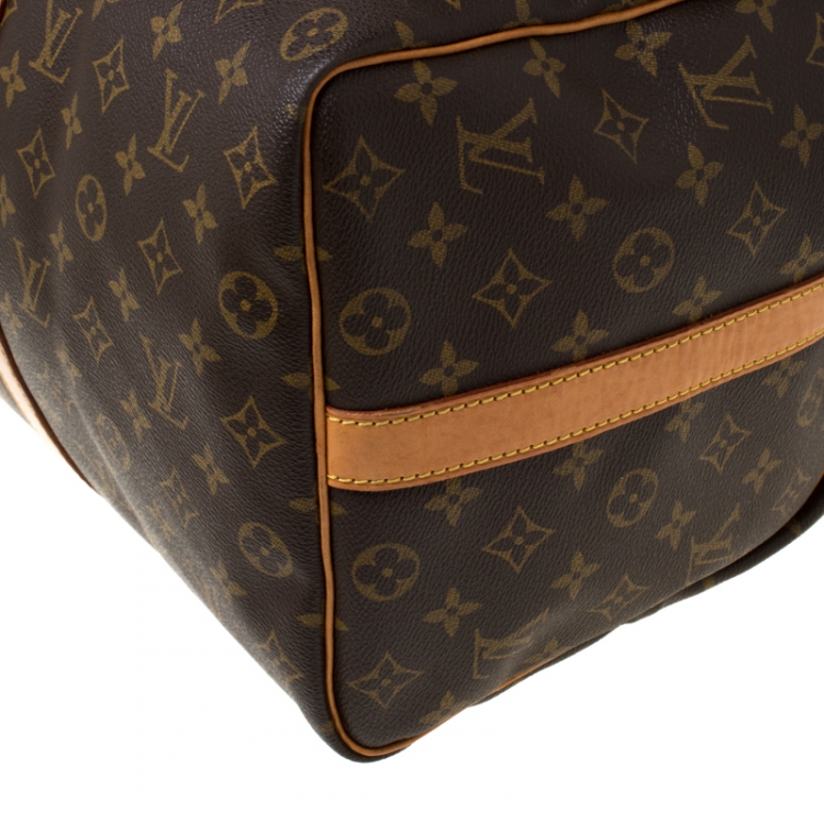 Pre Owned Louis Vuitton Monogram Canvas Keepall Bandouliere 50 Bag