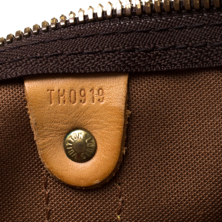 Pre Owned Louis Vuitton Monogram Canvas Keepall Bandouliere 45 Bag