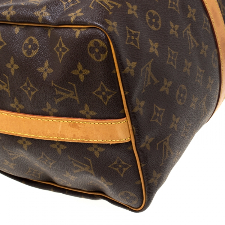Pre Owned Louis Vuitton Monogram Canvas Keepall Bandouliere 45 Bag
