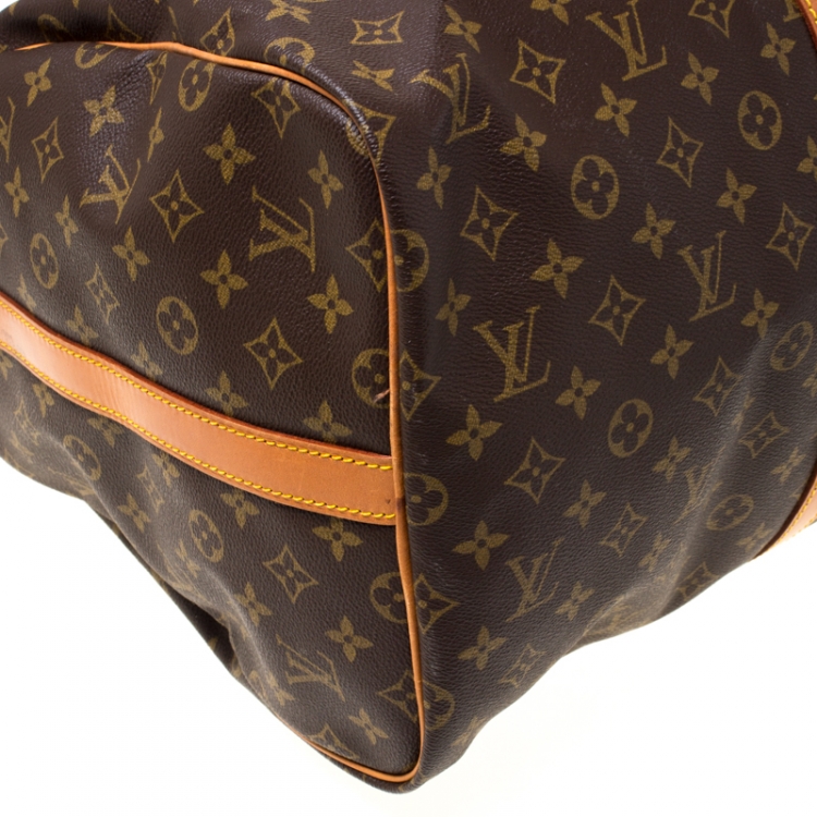 Pre Owned Louis Vuitton Monogram Canvas Keepall Bandouliere 55 Bag