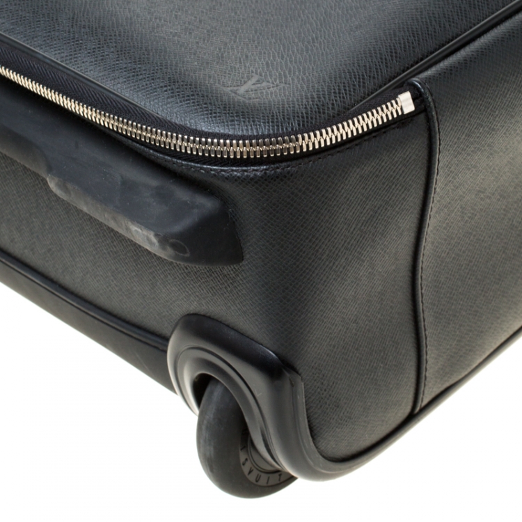 Pre Owned Louis Vuitton Ardoise Taiga Leather Pegase 45 Business Luggage