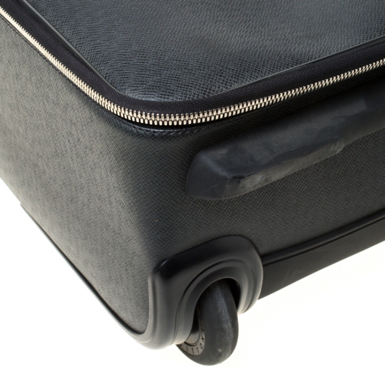 Pre Owned Louis Vuitton Ardoise Taiga Leather Pegase 45 Business Luggage