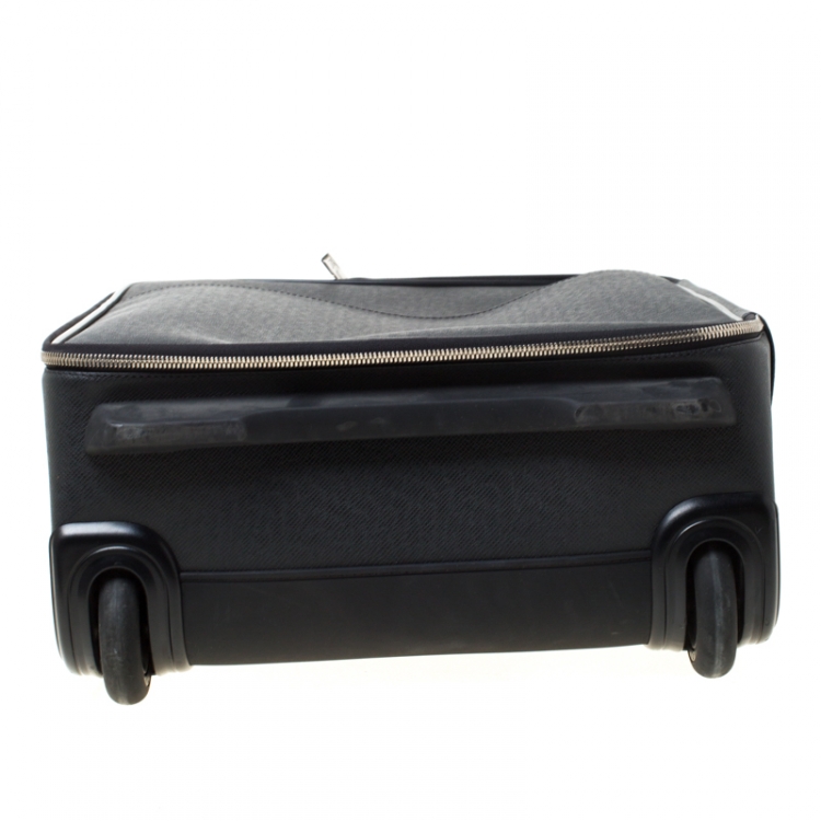 Pre Owned Louis Vuitton Ardoise Taiga Leather Pegase 45 Business Luggage
