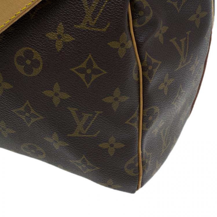 Pre Owned Louis Vuitton Monogram Canvas Keepall 55 With Shoulder Strap