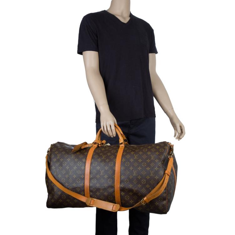 Pre Owned Louis Vuitton Monogram Canvas Keepall Bandouliere 60