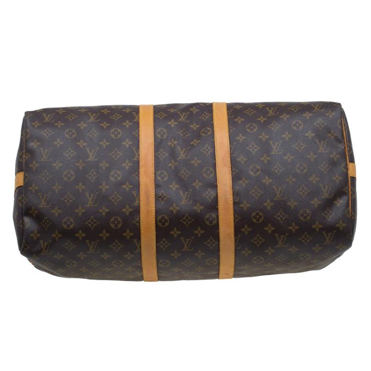 Pre Owned Louis Vuitton Monogram Canvas Keepall 55