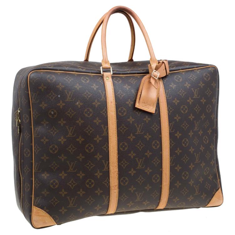 Pre Owned Louis Vuitton Monogram Canvas and Leather Sirius Soft Suitcase 50