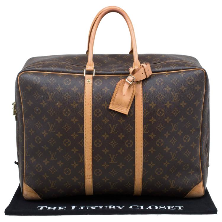 Pre Owned Louis Vuitton Monogram Canvas and Leather Sirius Soft Suitcase 50
