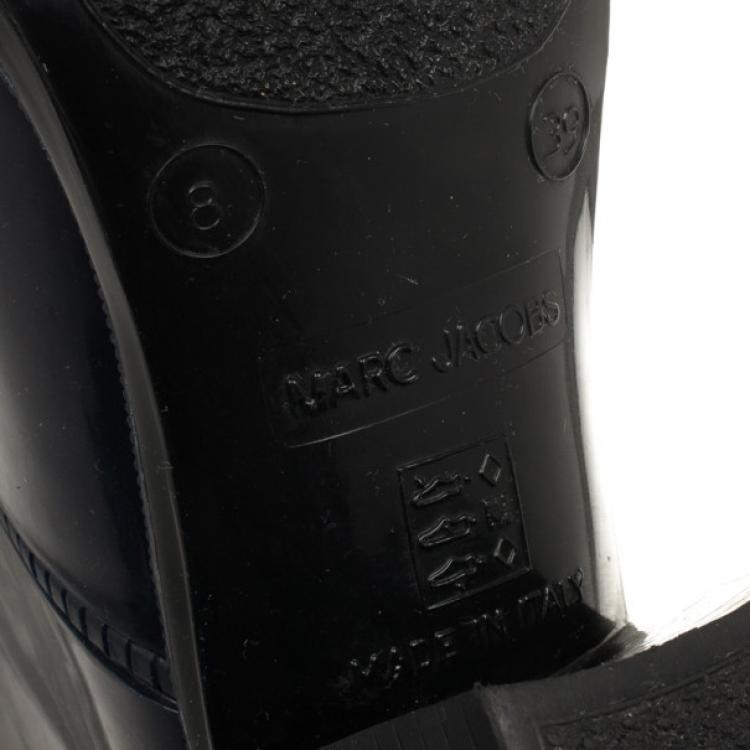 Pre Owned Marc by Marc Jacobs Rubber Knee Length Boots Size 39