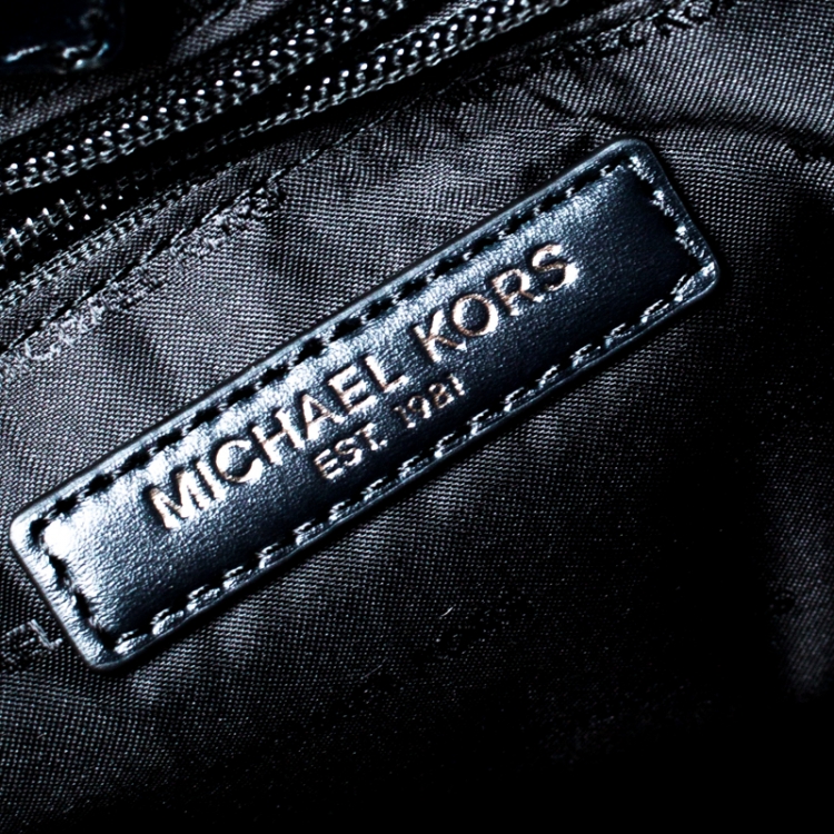 Pre Owned Michael Kors Signature Monogram Jet Set Briefcase