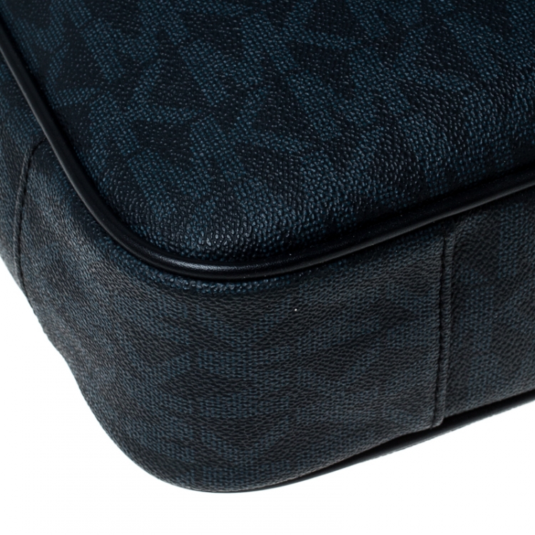 Pre Owned Michael Kors Signature Monogram Jet Set Briefcase