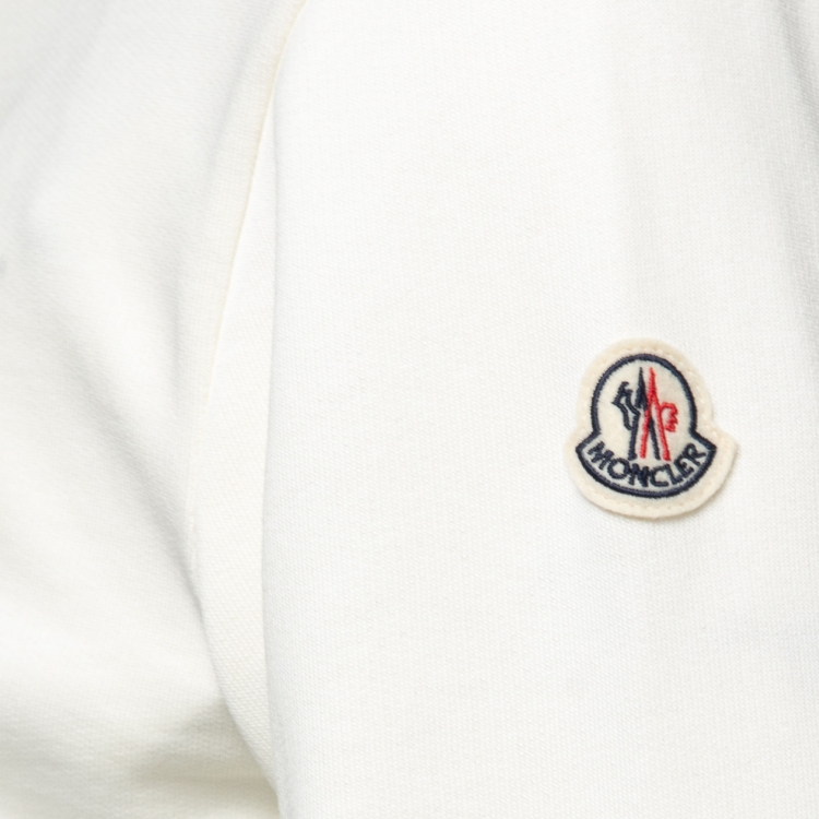 Pre Owned Moncler X Marvel White Cotton Spiderman Hooded Sweatshirt M